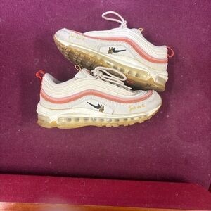 Nike Air Max 97 Pink and White Sneakers